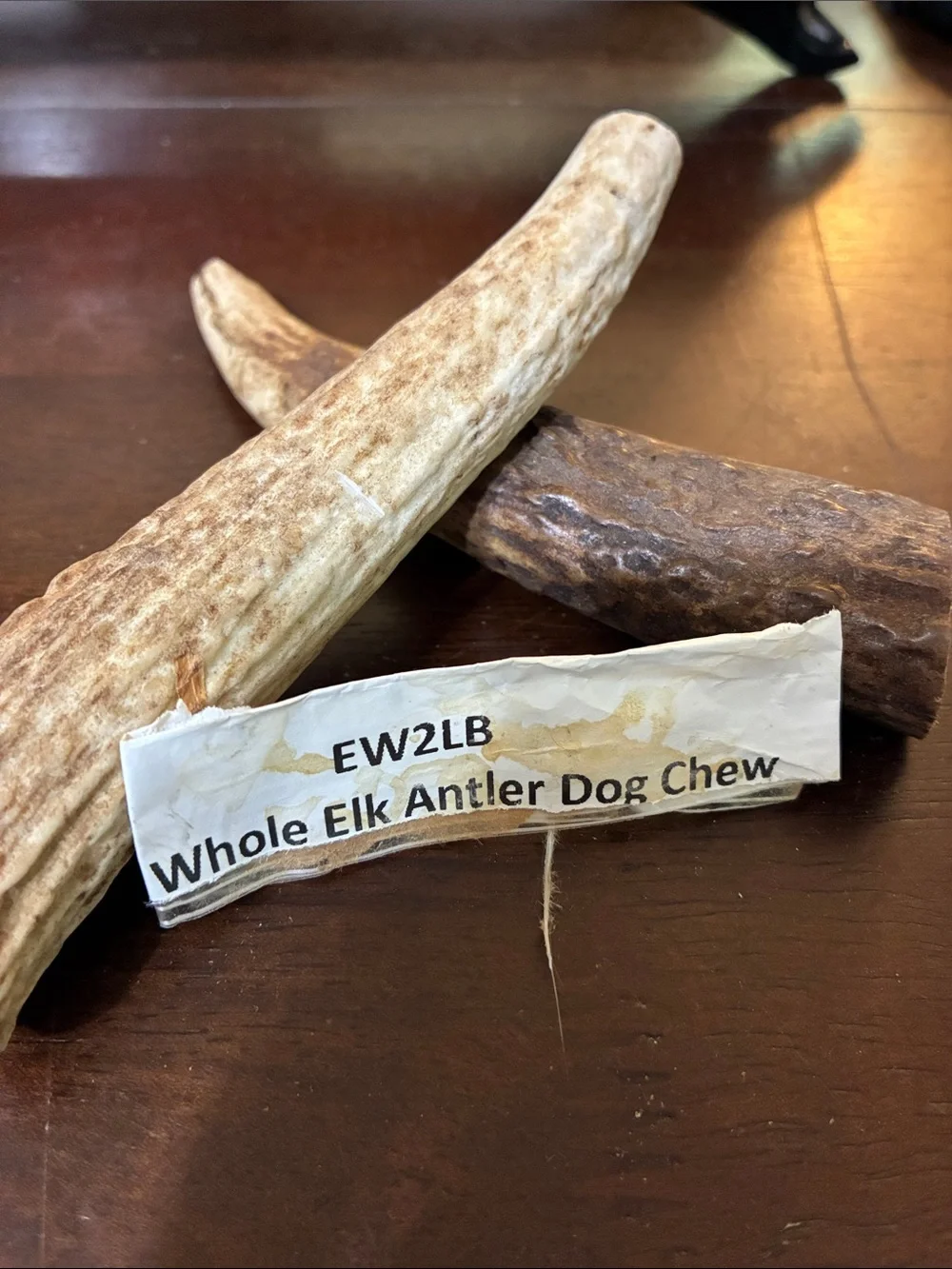 Whole Elk Antler Dog Chew - Natural USA Elk Antler - Small